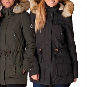 Puffa Womens Laguna Full Zip Parka Coat 